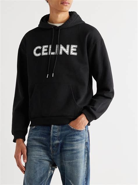 celine hoodie soho|Celine homme men's sweaters.